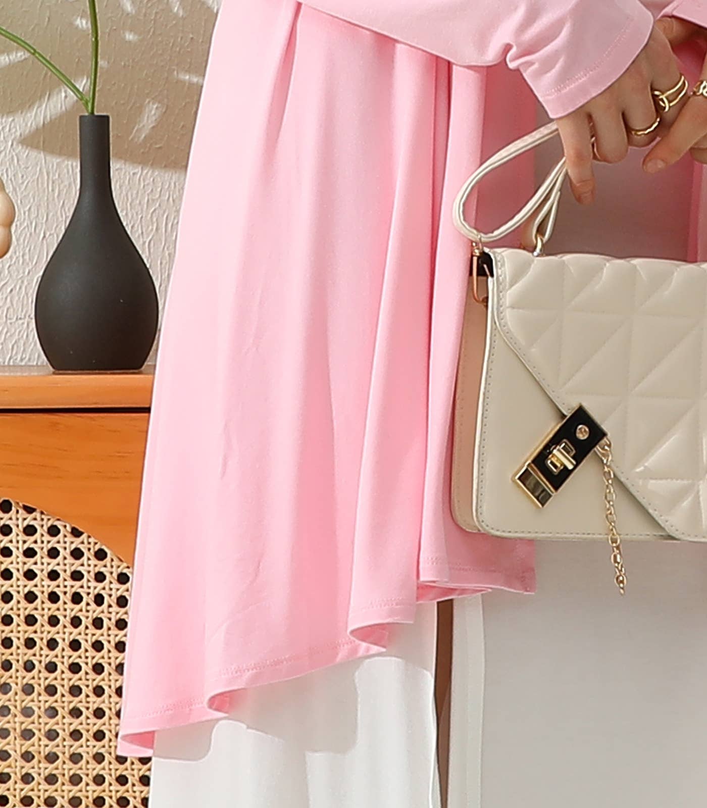 AWTL074_Long Sleeve Casual Open Front Long Cardigan