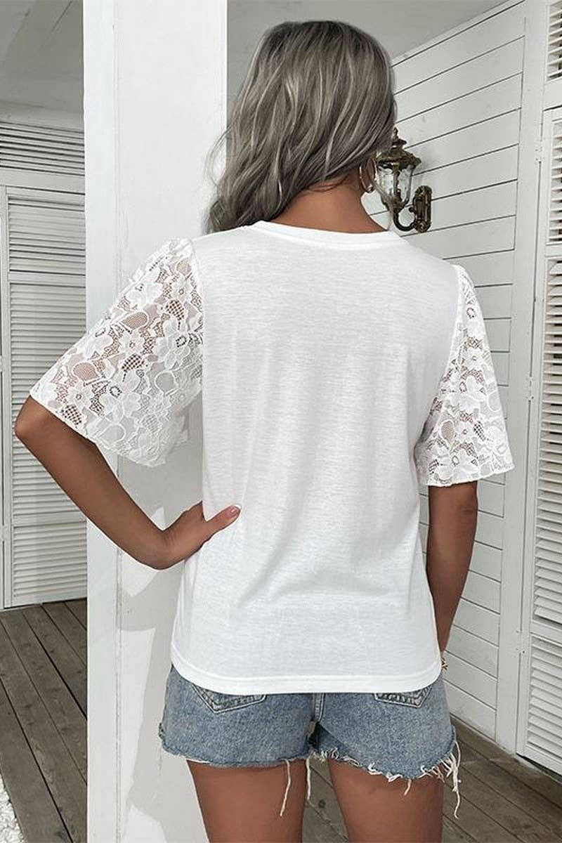 CWTTL1958_SUMMER LOVE PRINTED CASUAL WOMEN'S T-SHIRT