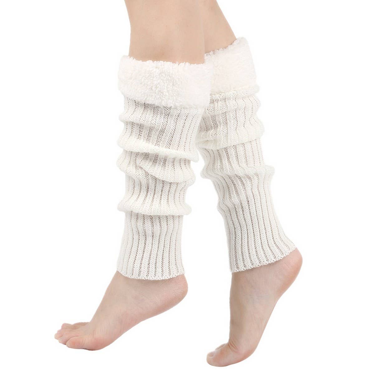 CWMM10089_COZY LEG WARMERS &AMP FOOT FOR CHRISTMAS