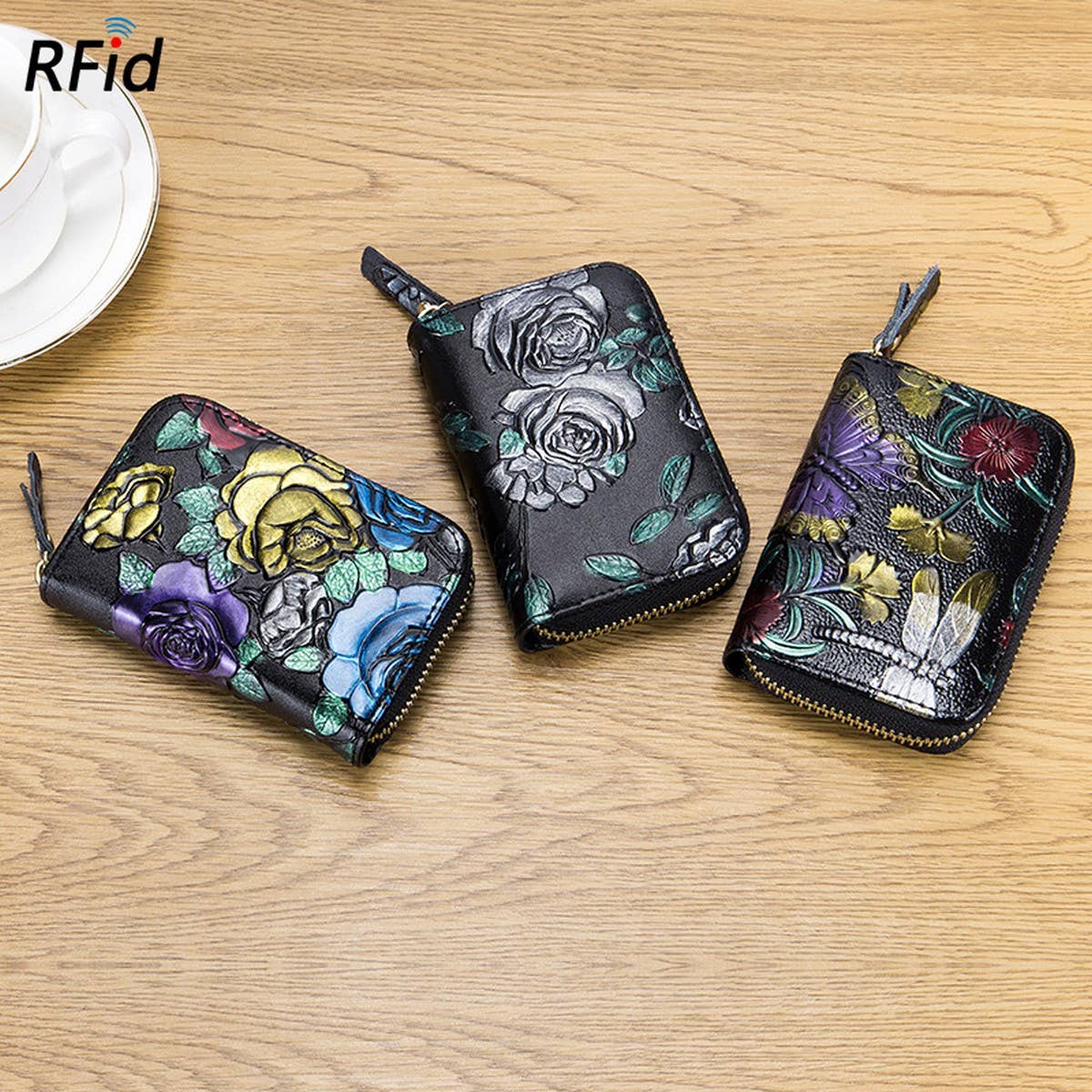 FASHION GENUINE LEATHER NFC MINI MULTI-CARD HOLDER_CWAB3876