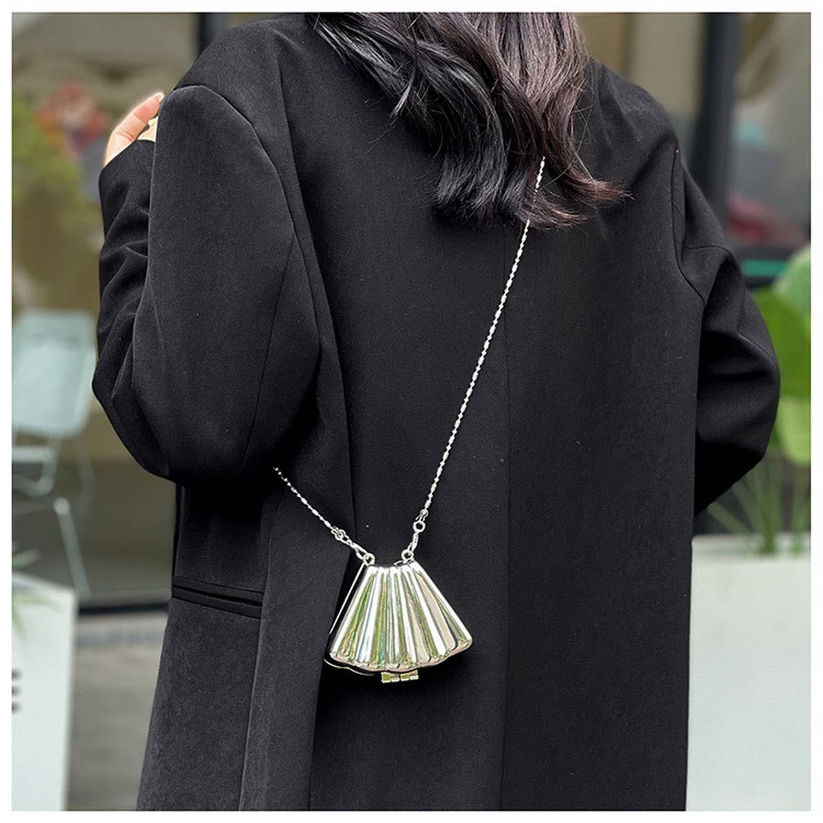 SHELL BAG CLUTCH SHOULDER CROSSBODY BAG_CWAB3261