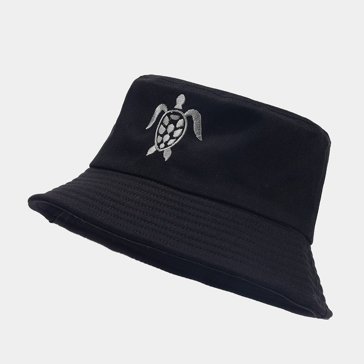 SUN PROTECTION VISOR EMBROIDERED BUCKET HAT_CWAH1570