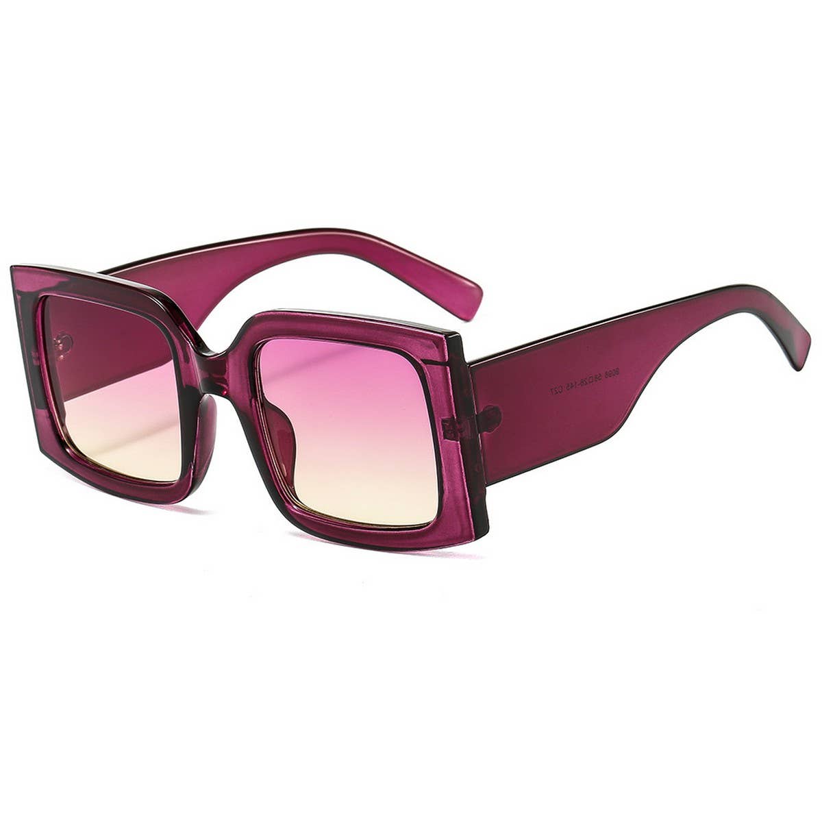 Retro Square Oversized PC Frame Sunglasses_CWASG1190