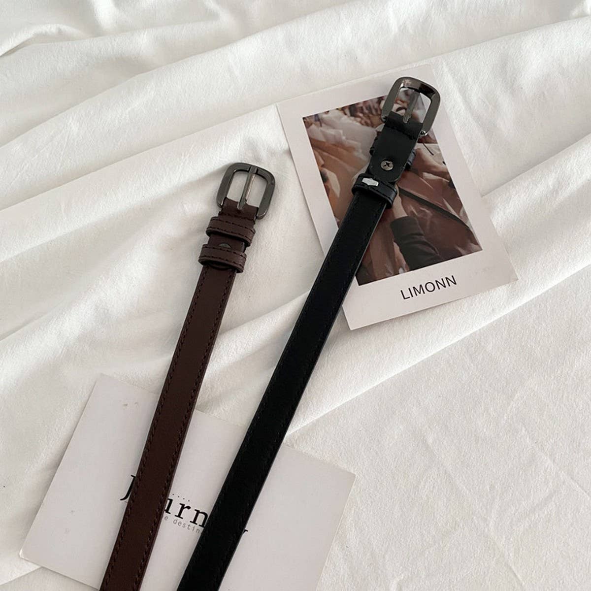 VERSATILE SOFT SURFACE THIN RETRO PIN BUCKLE BELT_CWABE0672