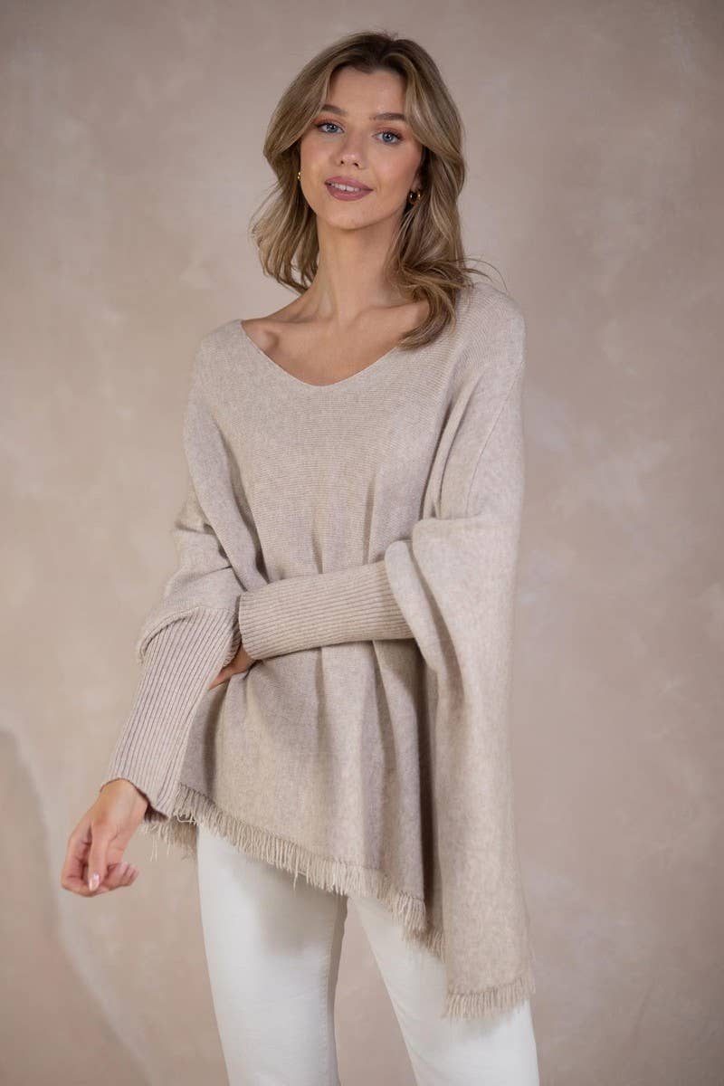 CWOSWL6957_SOLID OFF SHOULDER LOOSE KNIT PULLOVER SWEATER
