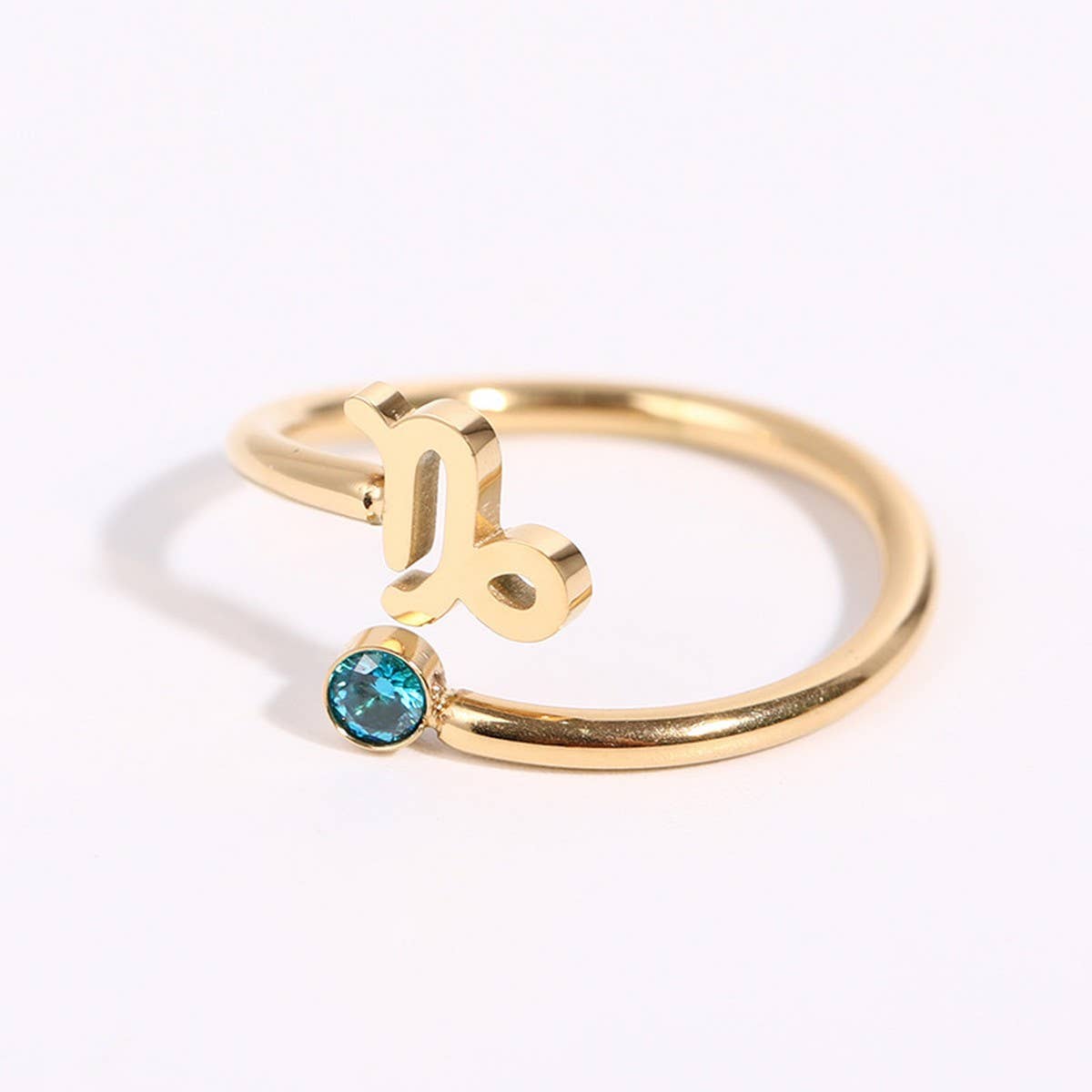 colored zircon rings fort and twelve zodiac signs