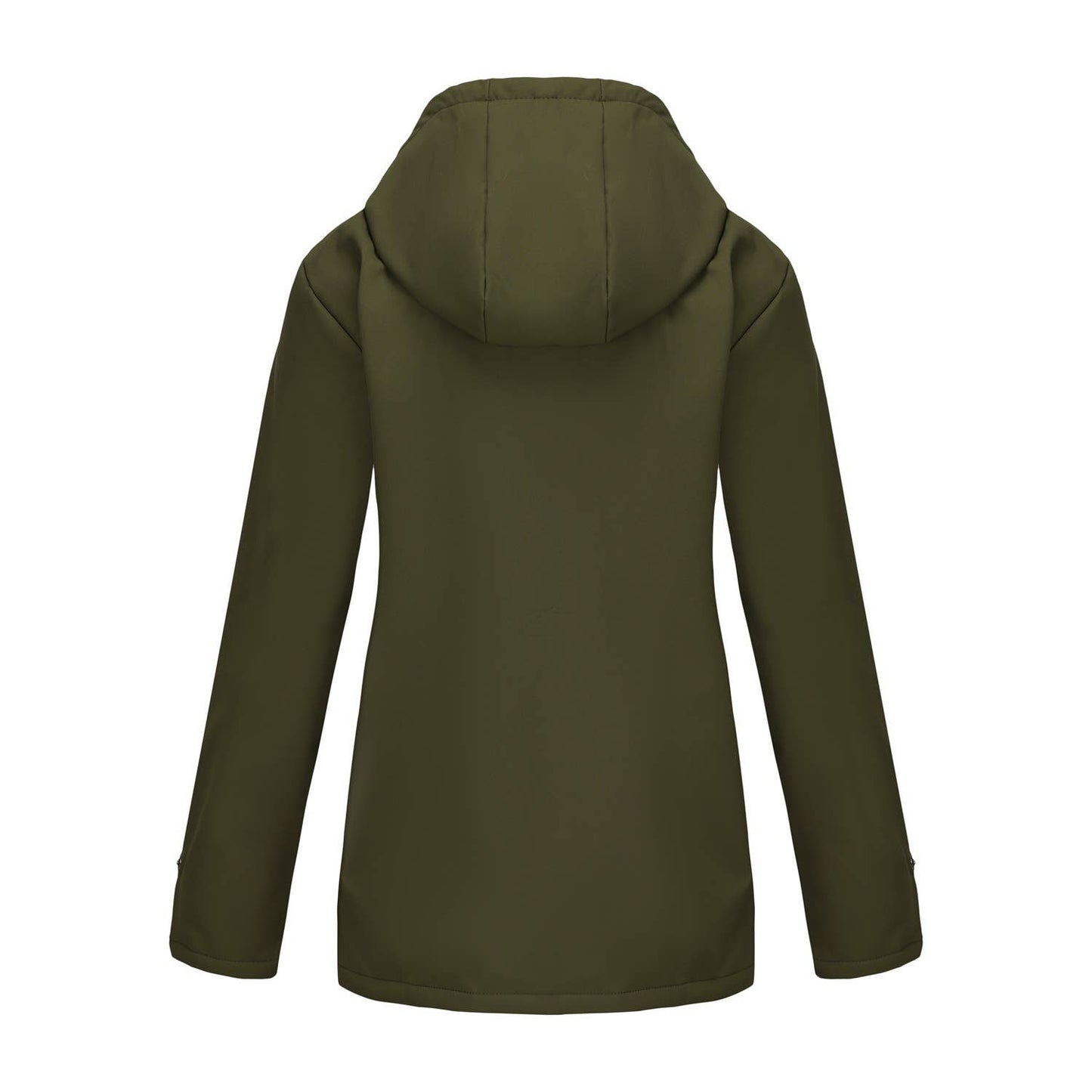 Composite fleece waterproof hooded jacket