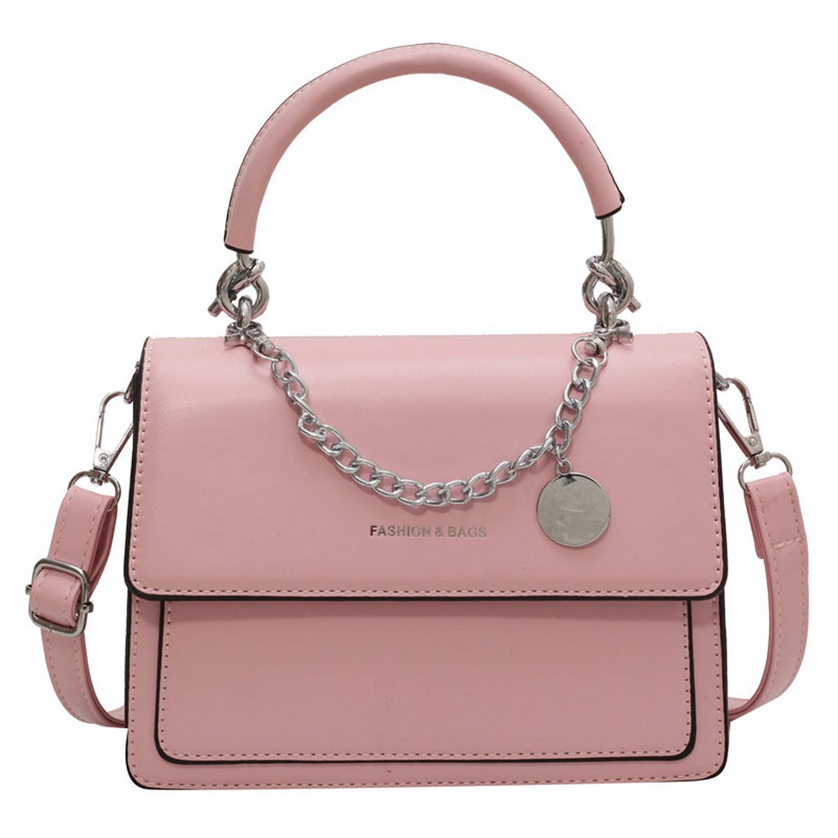 WOMEN CHAIN SHOULDER CROSSBODY SMALL SQUARE BAG_CWAB1548