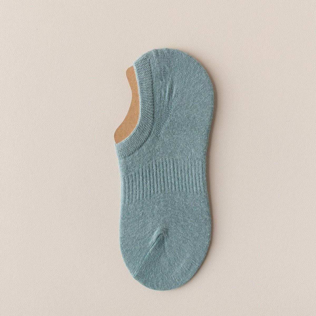 WOMEN'S SOLID COLOR SHALLOW INVISIBLE BOAT SOCKS