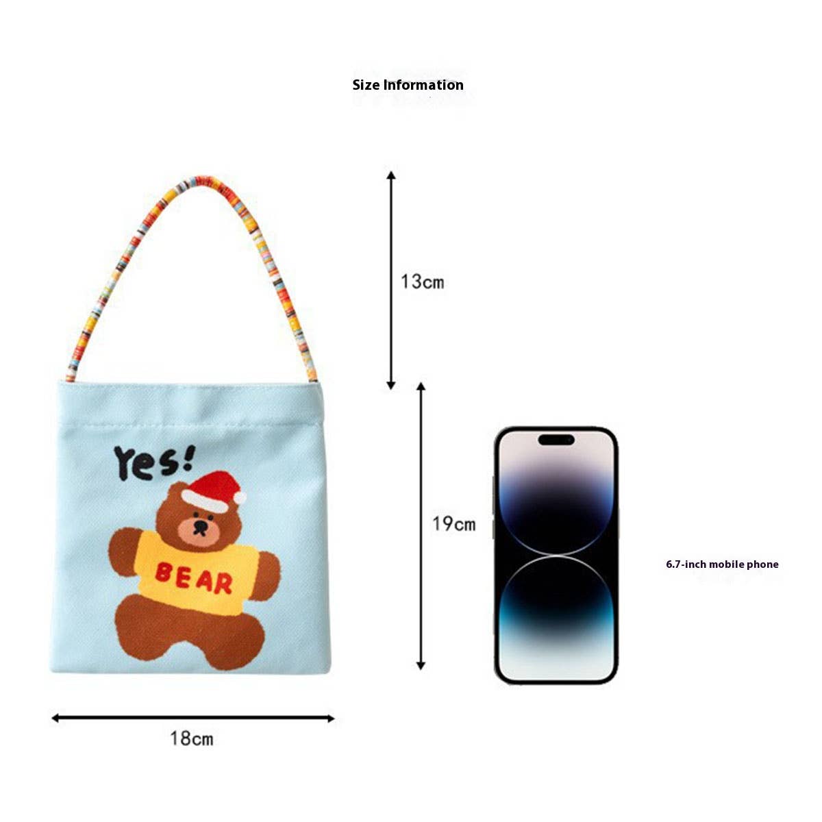 Mini Canvas Handbag for Girls, Summer Forest Style_CWAB5676