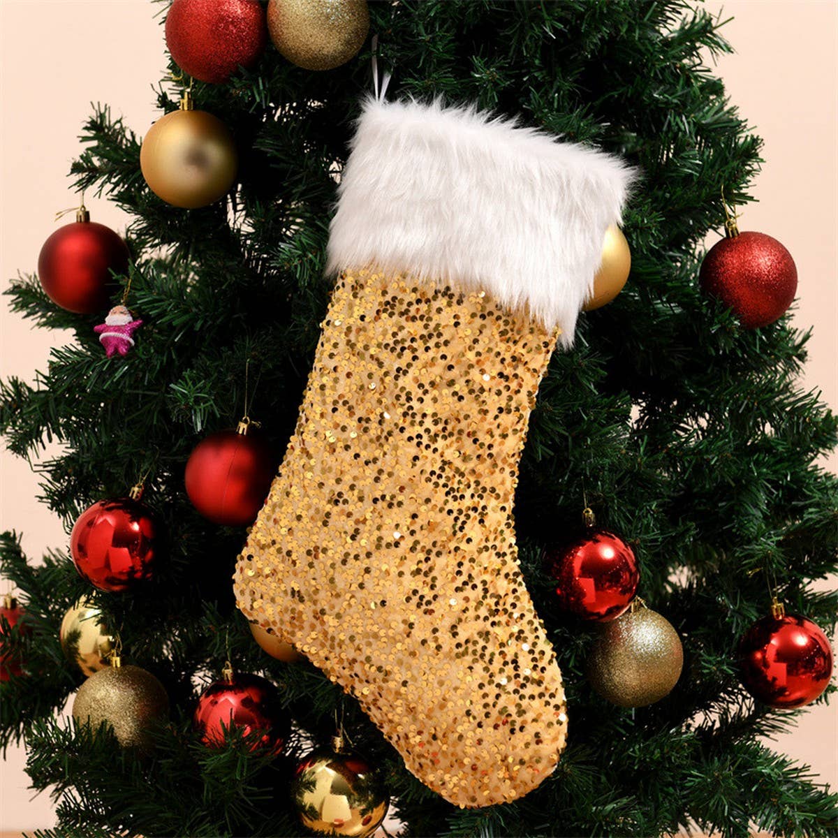 NEW CHRISTMAS STOCKINGS CHILDREN'S CANDY GIFT BAG