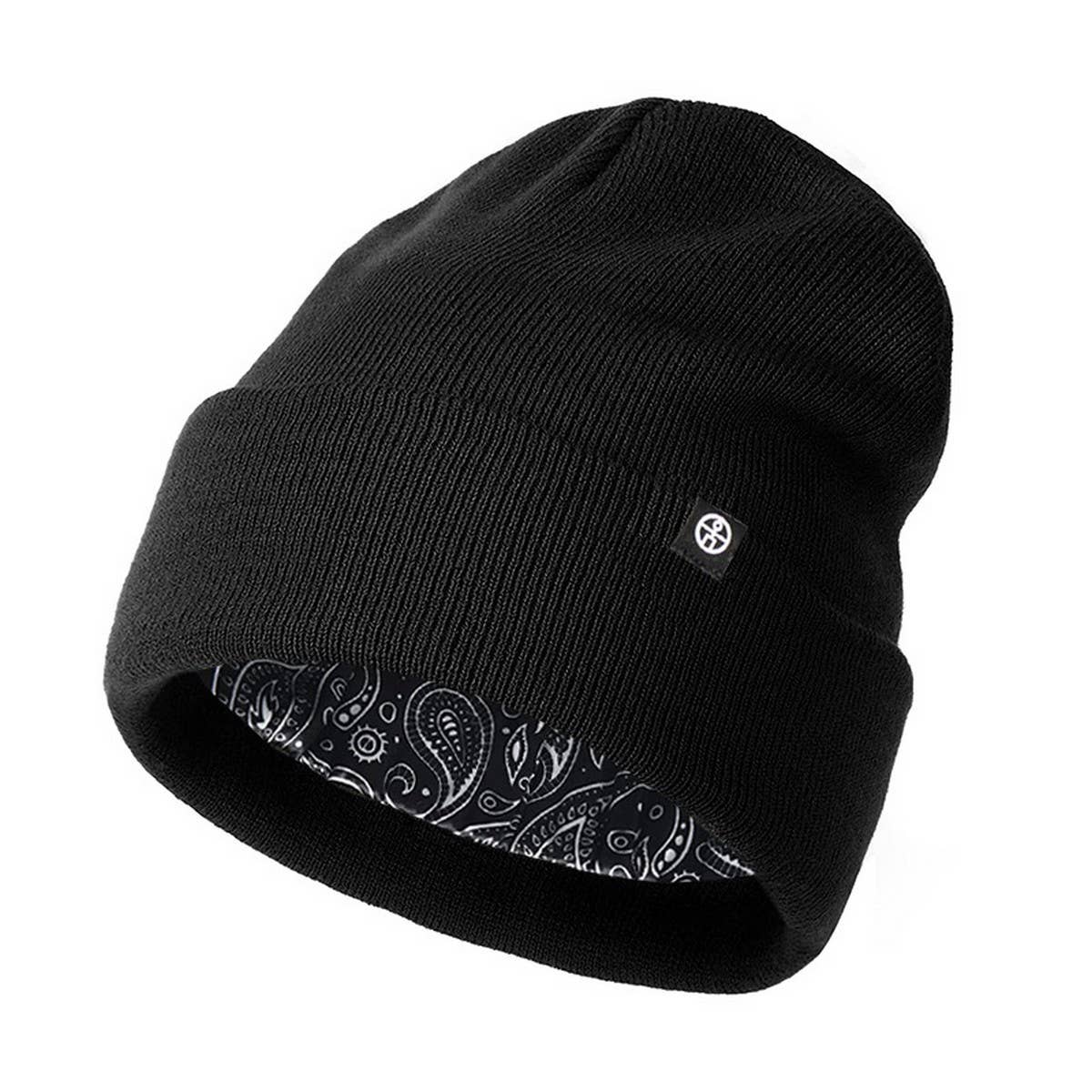 WINTER OUTDOOR WARM PULLOVER EARMUFFS KNITTED HAT_CWAH2454