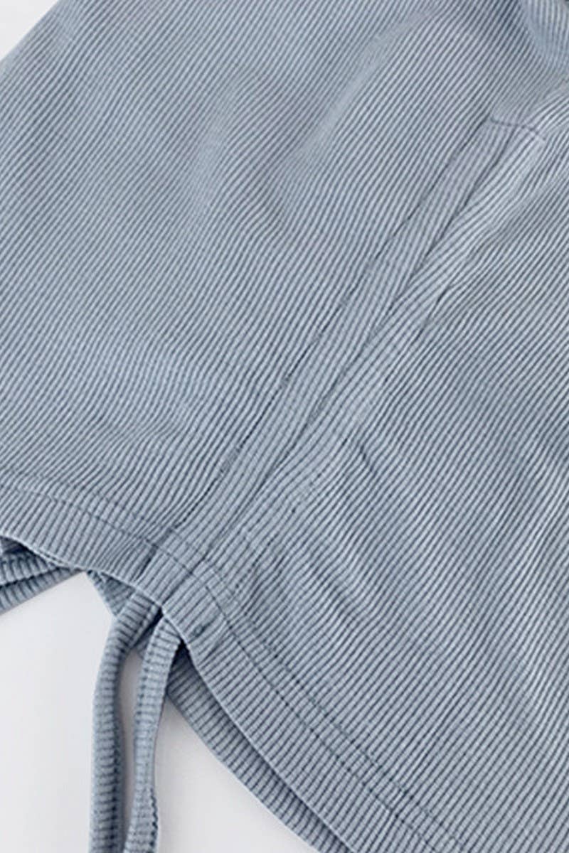 CWTTK0501_GATHERED RIBBED DRAWSTRING CROPPED TANK TOP