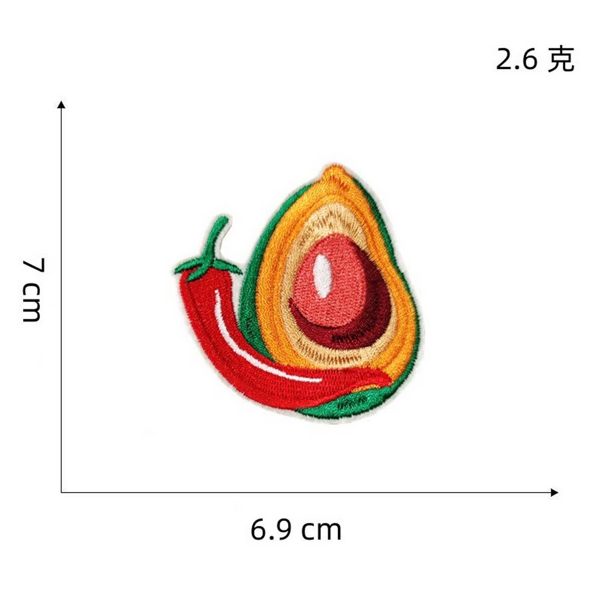 COLORFUL CARTOON CREATIVE EMBROIDERY PATCH