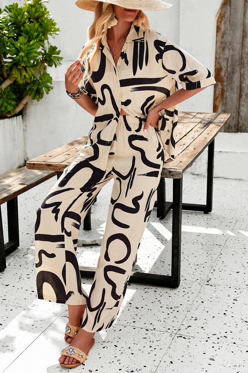 CWSS1073_SPRING AND SUMMER CASUAL COMFORT PRINTED SET