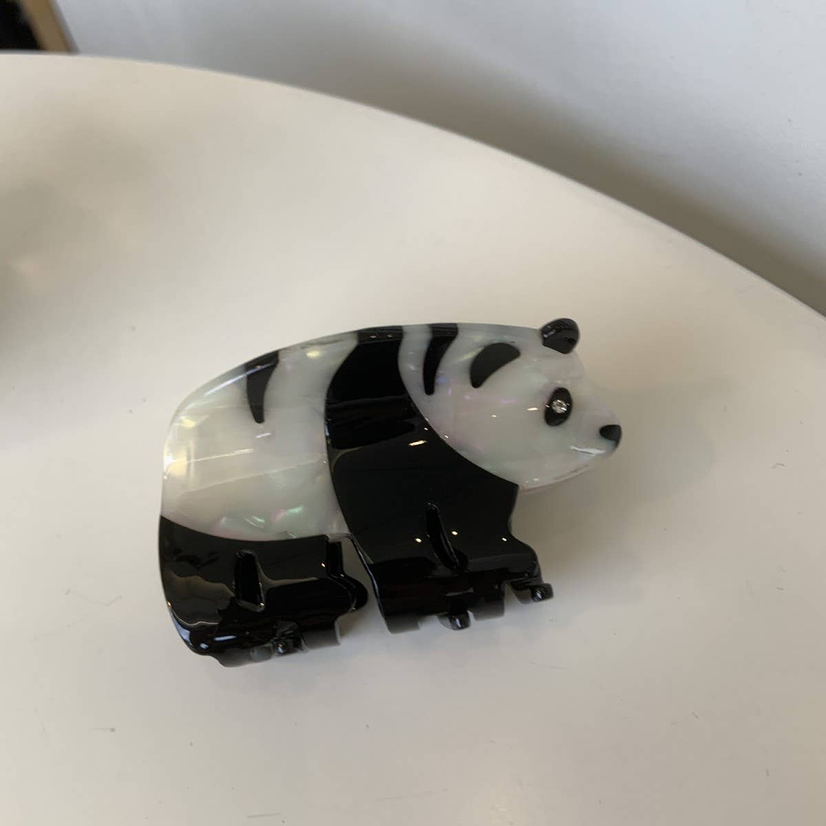 CWAHA4464_GIRLS PERSONALIZED CUTE PANDA CARTOON HAIRPIN