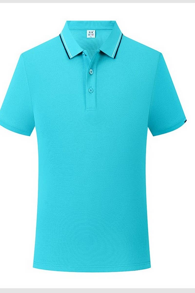 EASY CARE SOLID COLOR POLO SHIRT OFFICE VACATIONCWTBLS02454