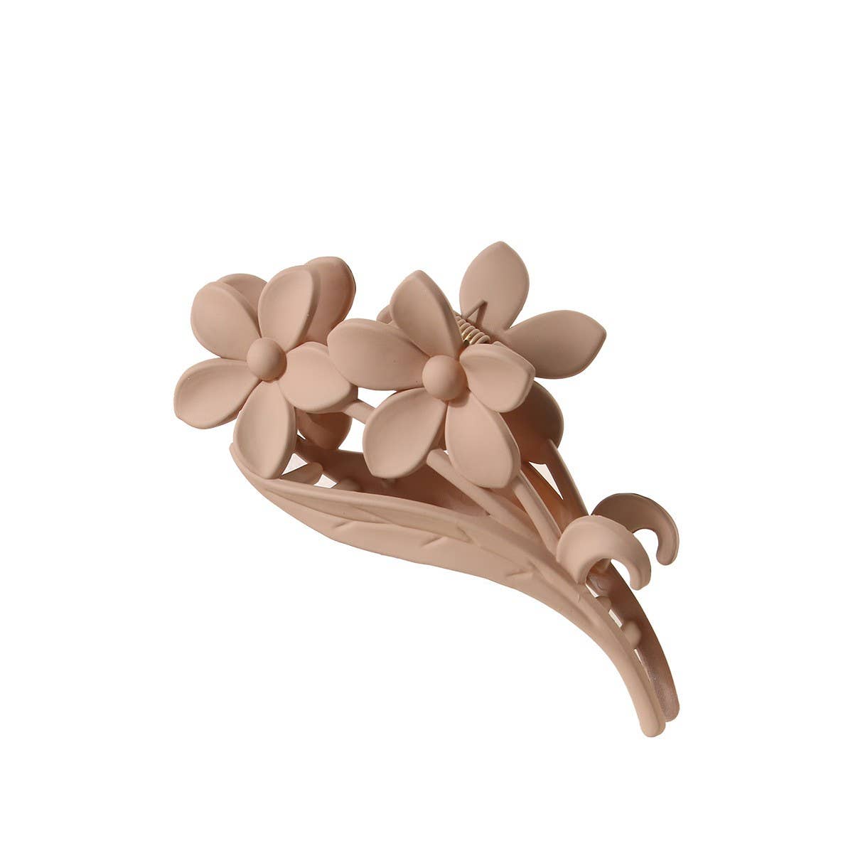 Vintage Floral Hair Claw, Large Chic Back Bun Clip