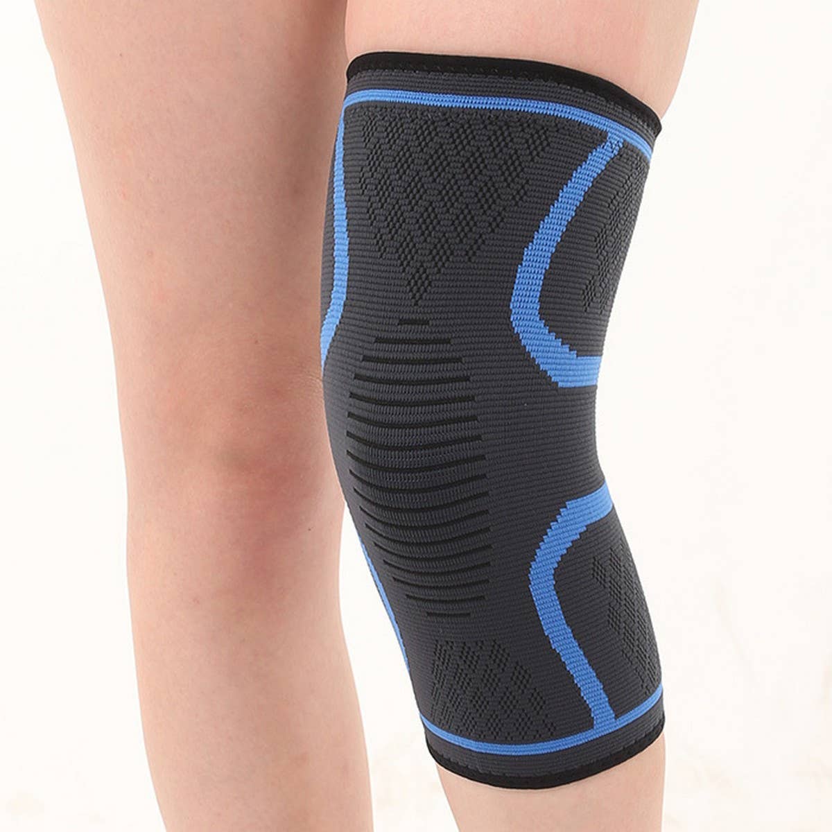 3-Color Elastic Knee Brace, Non-Slip & Warm_CWMM7891