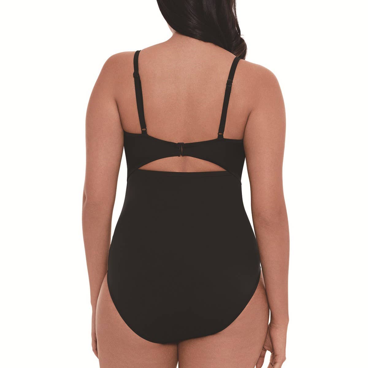 LEOPARD PRINT SLIM CUT-OUT BIKINI SWIMSUIT