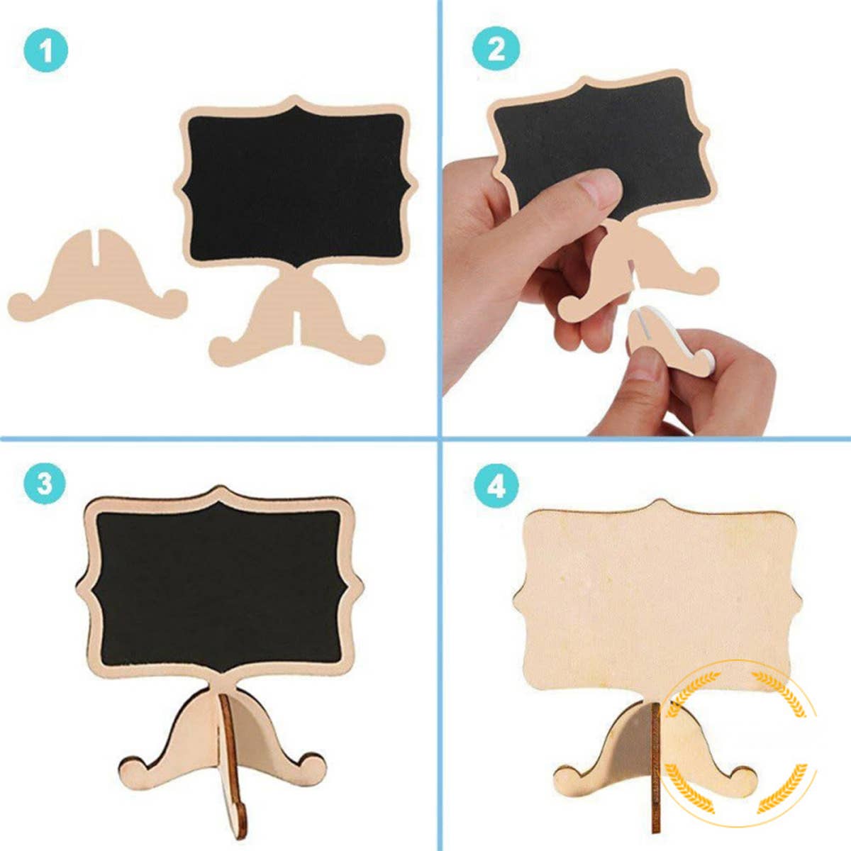 CWMM8558_MINI MESSAGE BLACKBOARD DIY ORNAMENTS