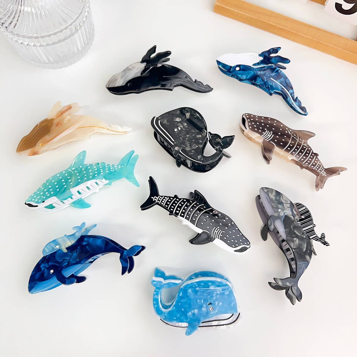 CARTOON WHALE PERSONALITY AESTHETIC HAIRPIN_CWAHA1490
