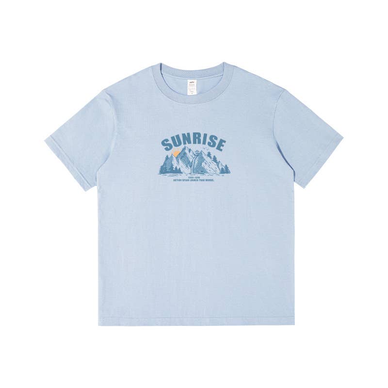 CWTTS0935_ALPHABET PRINT ROUND NECK LOOSE CASUAL T SHIRT