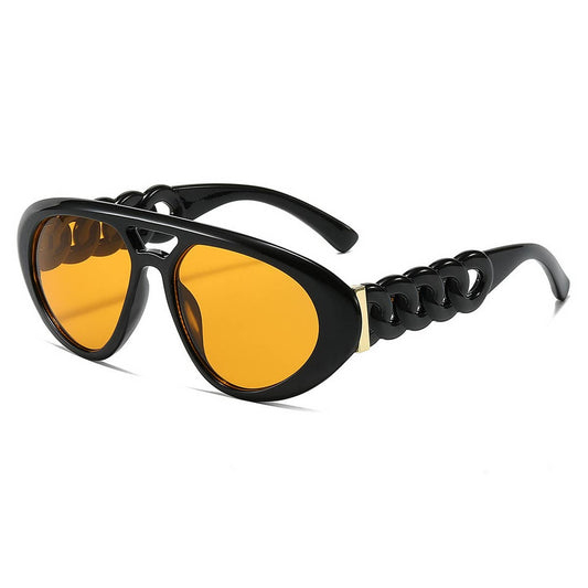 PERSONALIZED THICK CHAIN FASHIONABLE SUNGLASSES_CWASG0458