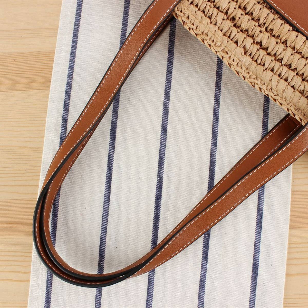 RETRO DAILY LARGE-CAPACITY SHOULDER STRAW BAG_CWAB2032