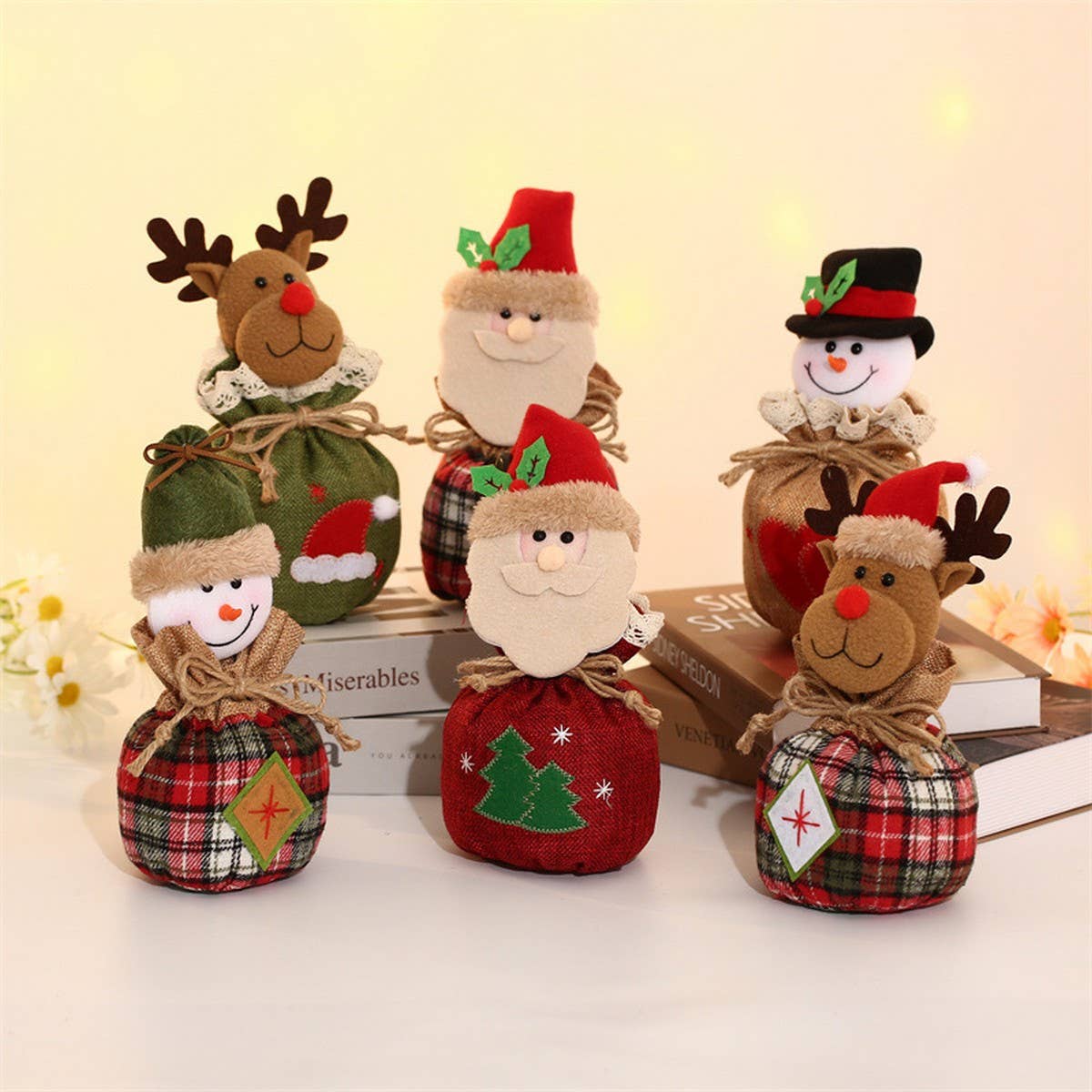 CHRISTMAS CARTOON APPLE BAG GIFT BAG