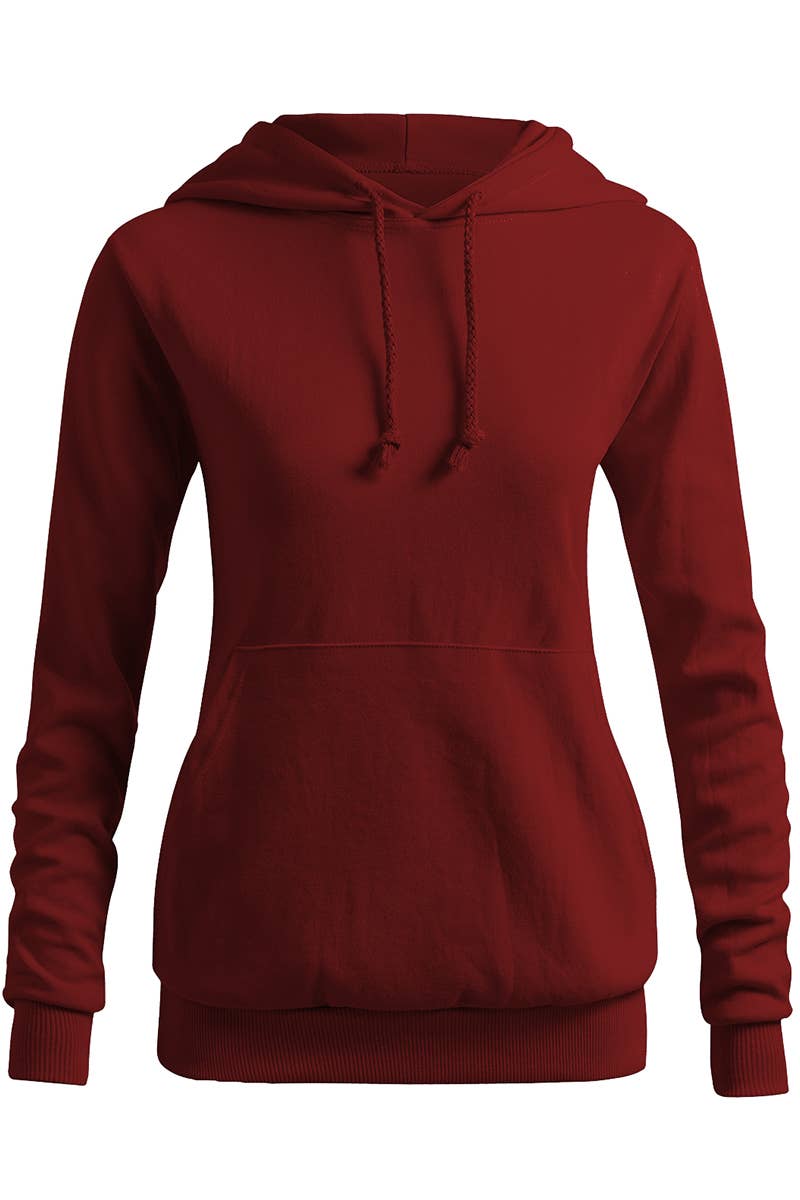 KWOHOL044_Basic Lightweight Pullover Hoodie