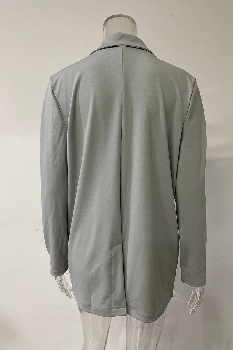 CWOBL00220_2025 WOMEN LONG SLEEVE LAPEL LOOSE BLAZER JACKET
