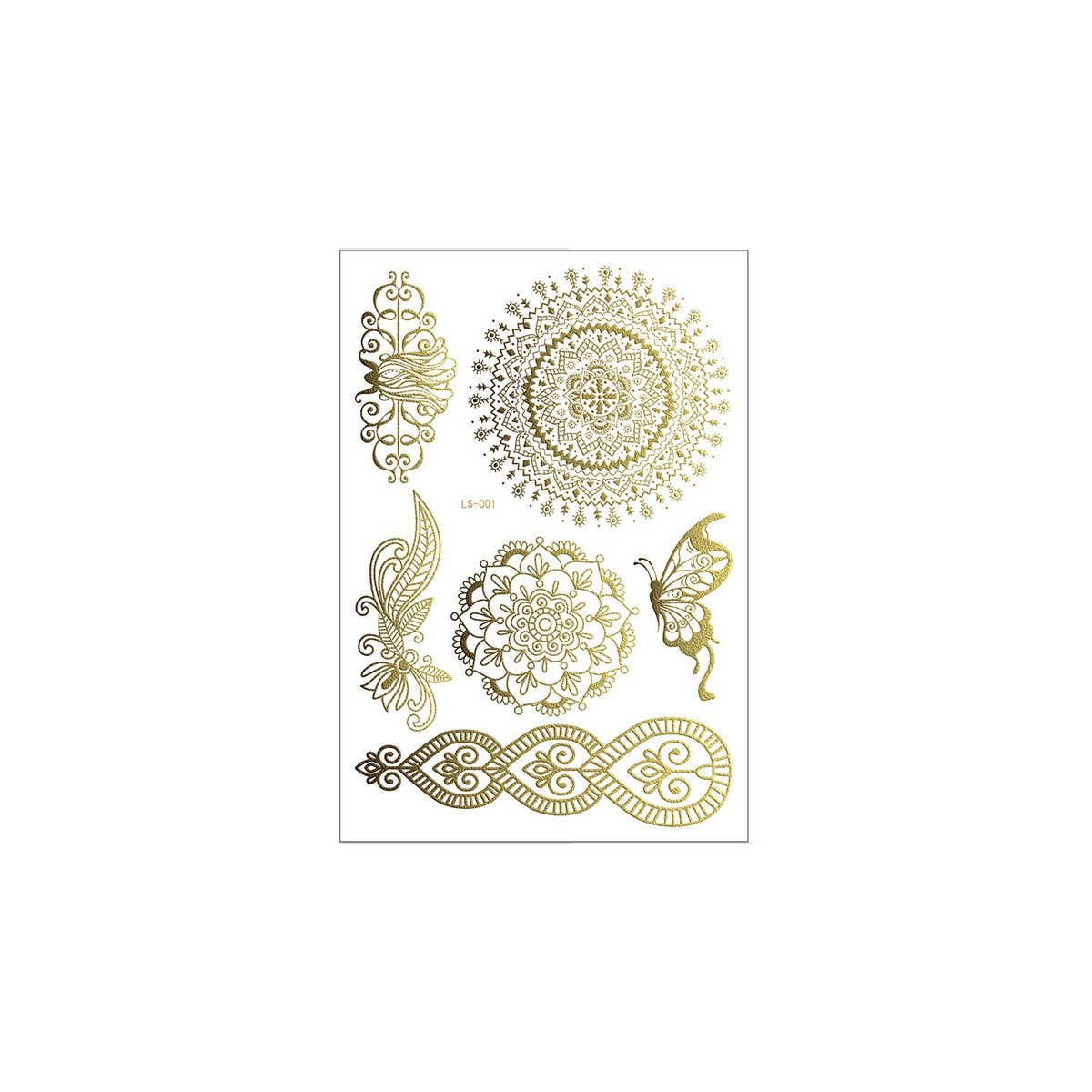 Rose Gold Henna Tattoos ? Lace Mandala Bridal