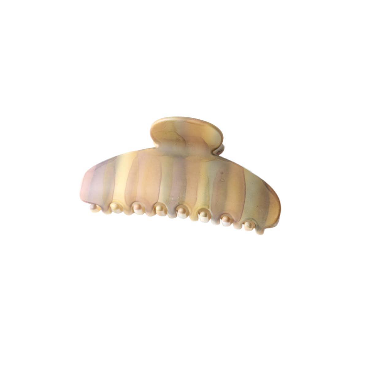 Iridesy matte large PC clip-on hair clip