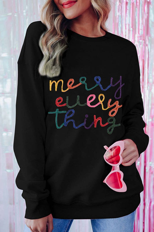 CWTBLL3051_MONOGRAM-PRINTED CREW NECK LONG SLEEVE TOP