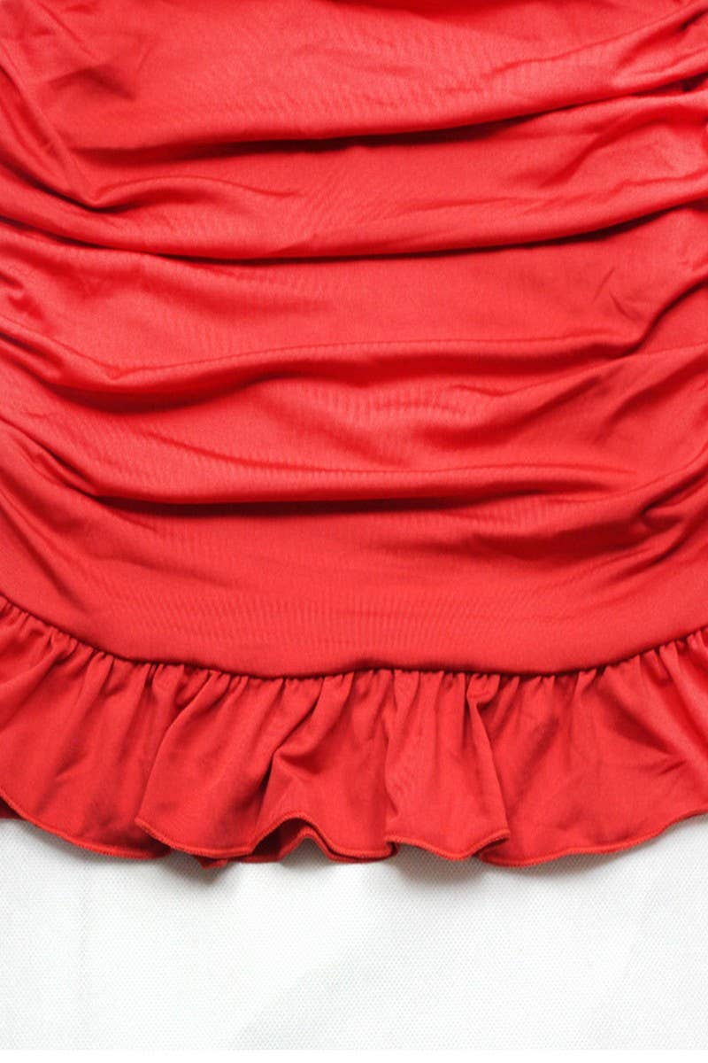 CWDSD10799_SEXY RUCHED RUFFLE CAMI CLUB DRESS