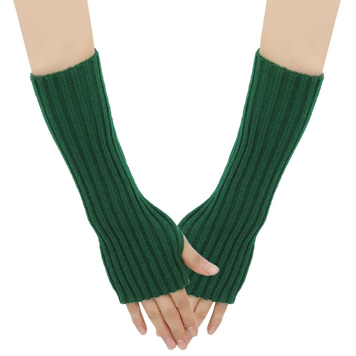 CWMM10077_KNIT FINGERLESS ARM WARMERS WOMEN