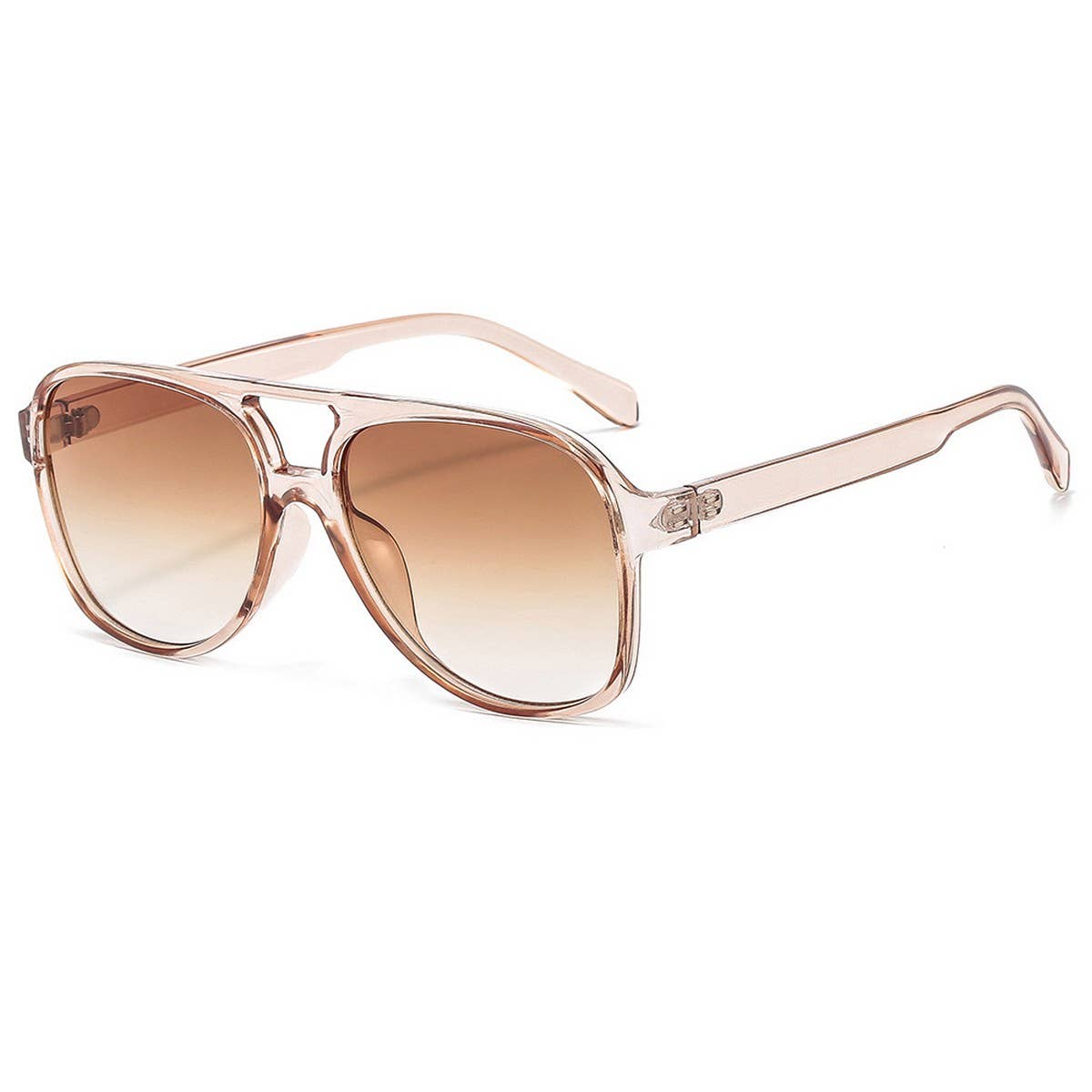 Double Bridge Oversized PC Sunglasses Unisex