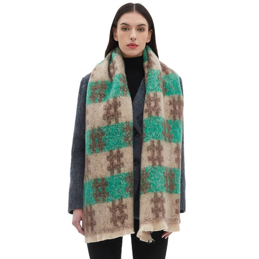 Circle Yarn Jacquard Scarf ? Unisex Winter Wrap