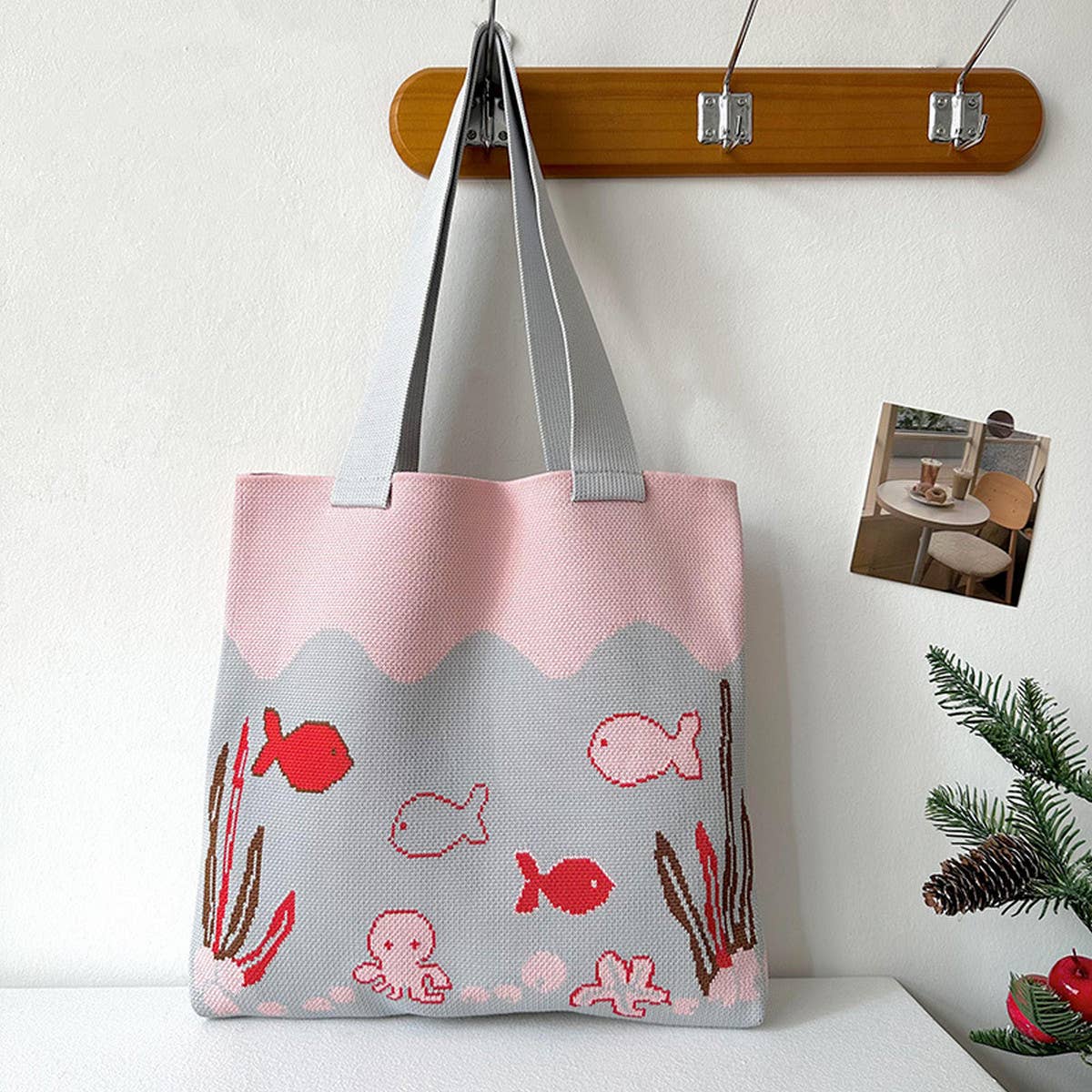OCEAN OCTOPUS CARTOON CUTE HANDBAG_CWAB3229