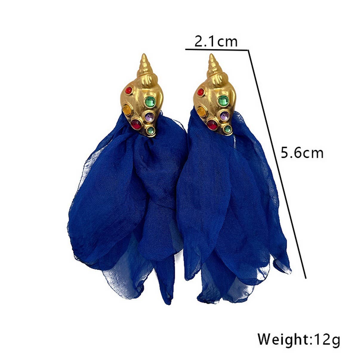 Handmade Floral Seashell Earrings ? Beach Style