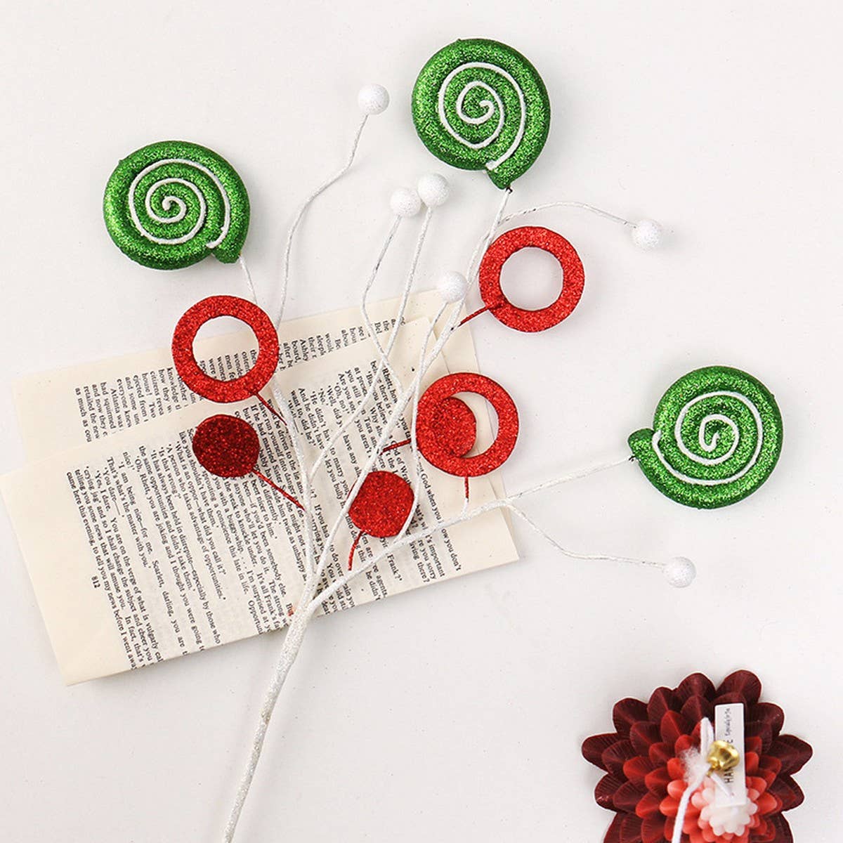 Candy Christmas Picks for Tree & Bouquet_CWAJE5311