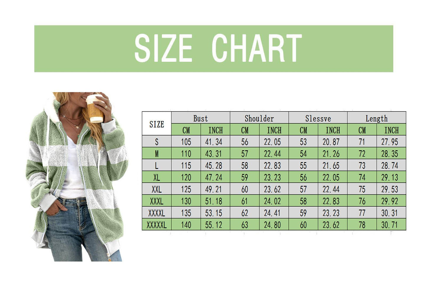 Fleece patchwork zipper pocket hooded loose jacket