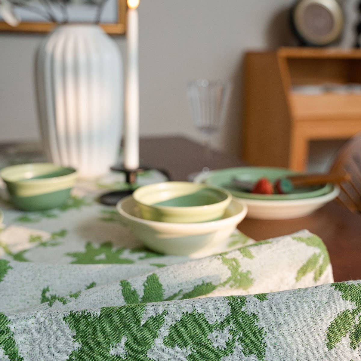 FLORAL FASHION CASUAL TASSEL TABLECLOTH