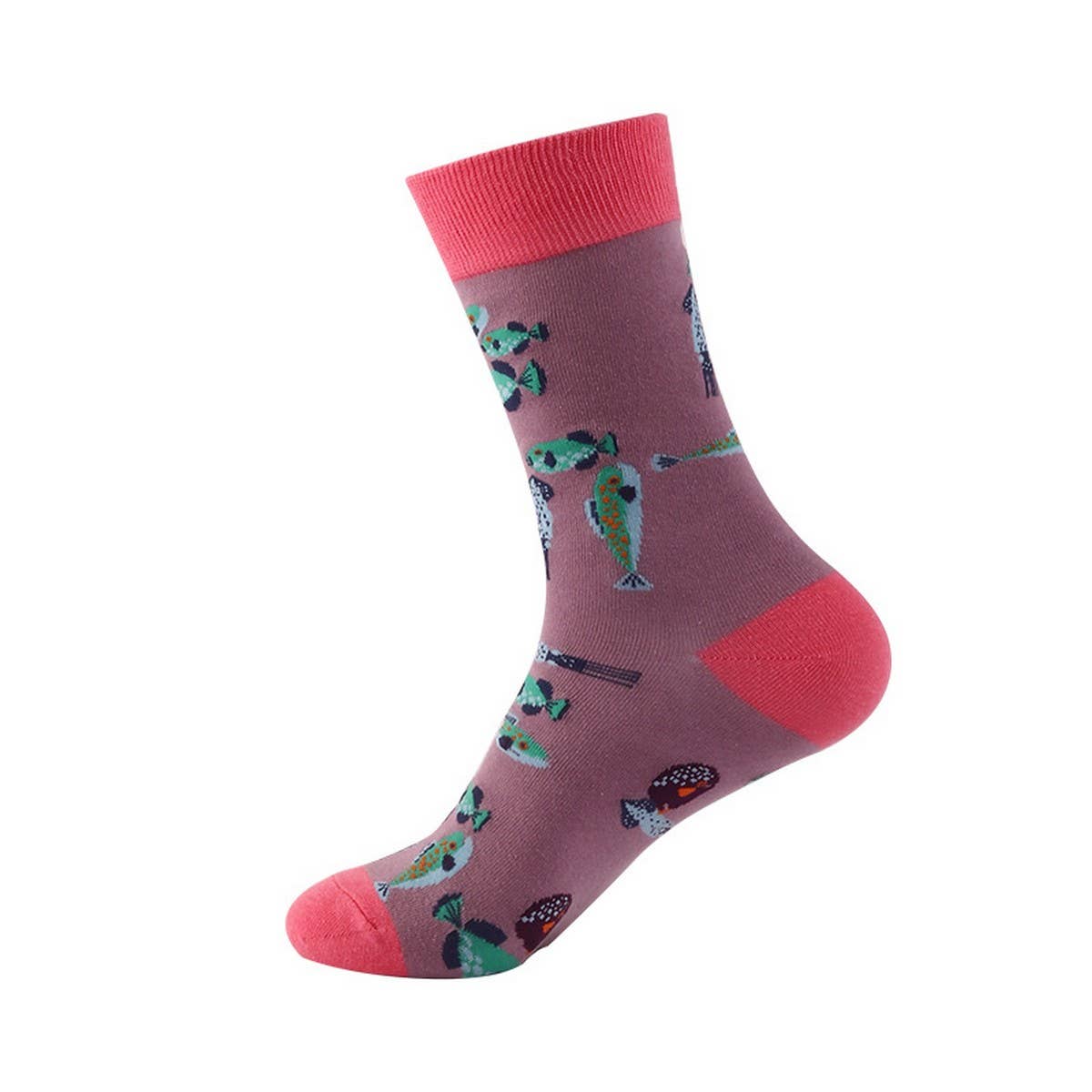 AUTUMN AND WINTER MARINE LIFE MID-TUBE SOCKS_CWMS1025