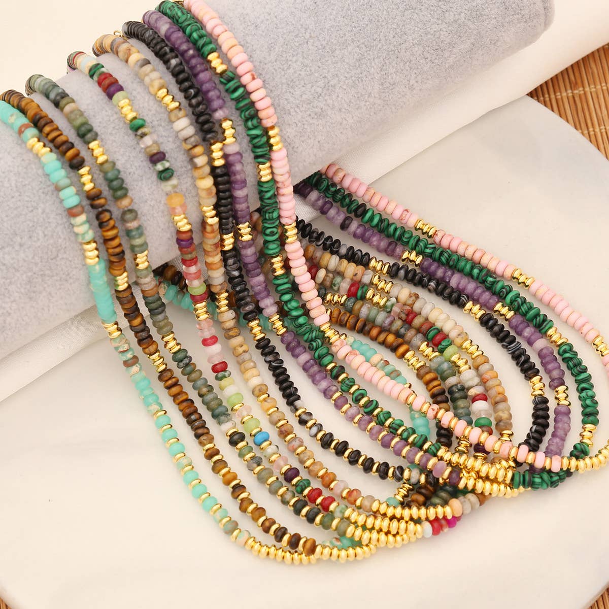 FASHION HANDMADE 18K NATURAL GEMSTONE NECKLACE_CWAJE0631