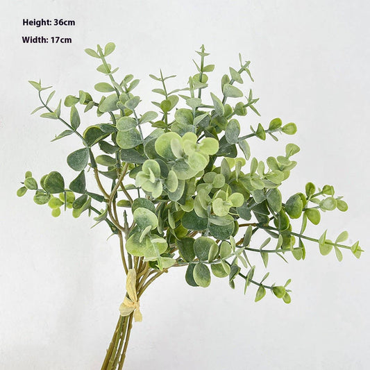 5-Branch Eucalyptus Money Leaves Artificial Plant_CWMM6475