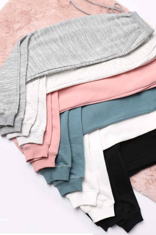 CWBLP399_IN CASUAL ELASTIC WAIST JOGGERS PANTS WITH POCKETS