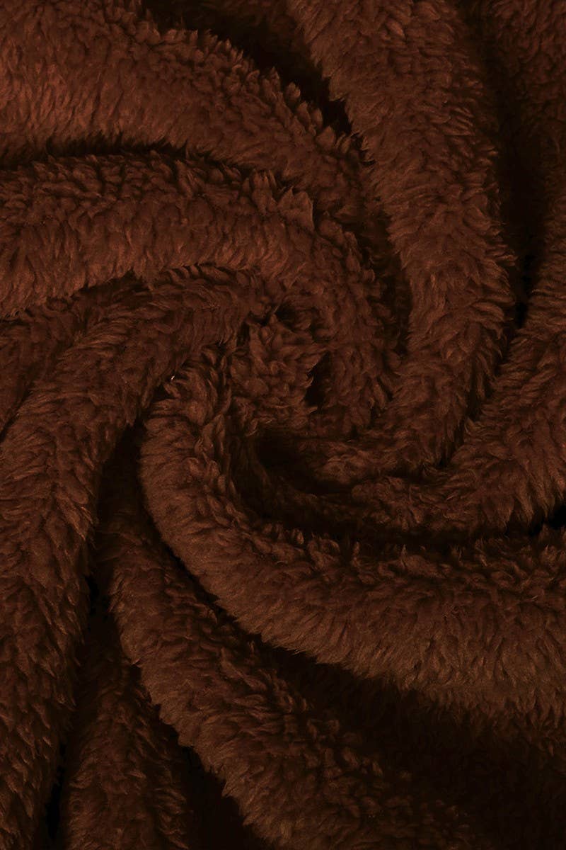 CWOCO0333_LONG-SLEEVED PLUSH LOOSE WARM CARDIGAN