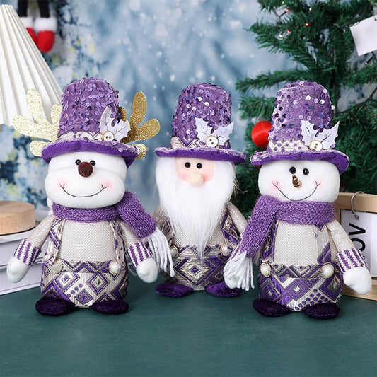 CWMM9417_CHRISTMAS SANTA CLAUS CREATIVE DOLL ORNAMENTS